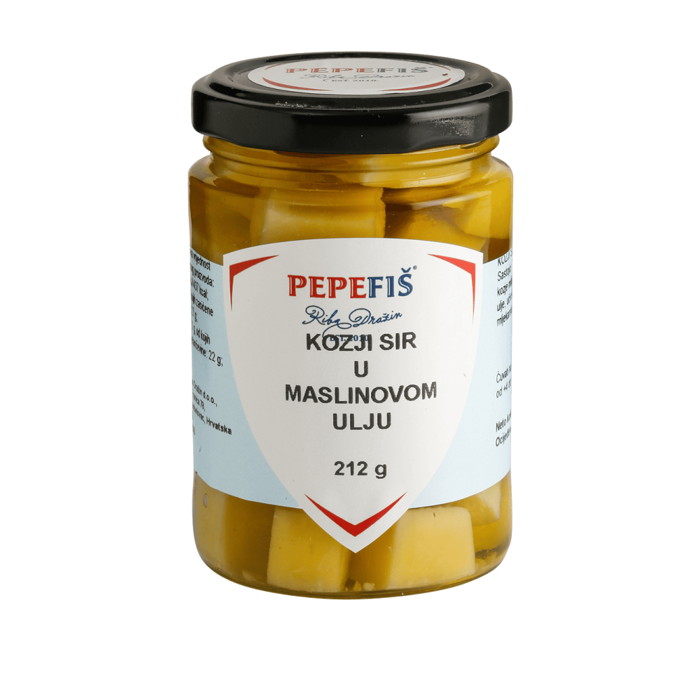PEPEFIŠ - kozji sir u maslinovom ulju